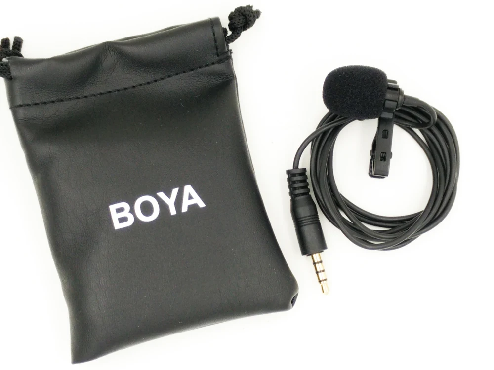 BOYA BY LM10 всенаправленный петличный микрофон для iPhone 6 5 4S 4 Sumsang GALAXY LG G3 htc один|lavalier
