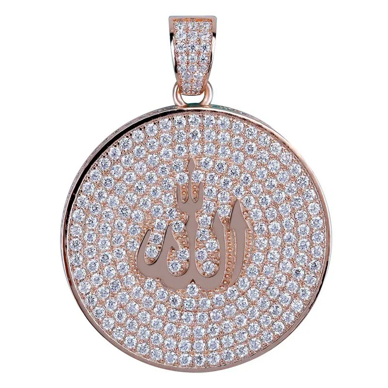 

Religious Jewish Culture Symbol Vintage Pendant Full Zircon Personality Pendant Necklace