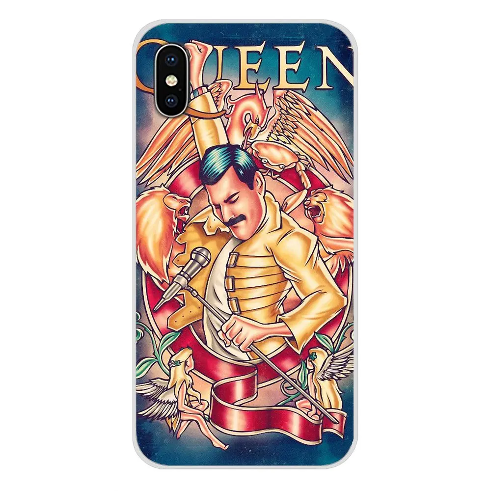 Queen freddie mercury для Xiaomi Redmi 4A S2 Note 3 3S 4 4X 5 Plus 6 7 6A Pro Pocophone F1 аксессуары чехлы