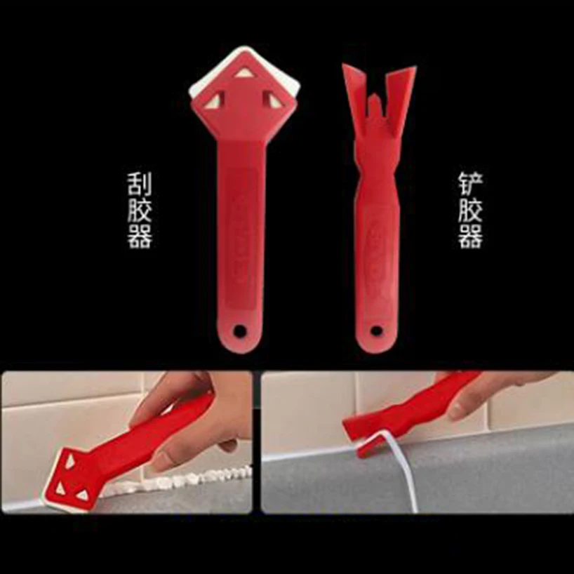 Hot Sale 2 Pieces / set Mini Handmade Tools Scraper Utility Practical Floor Cleaner Tile Surface Glue Residual Shovel | Обустройство