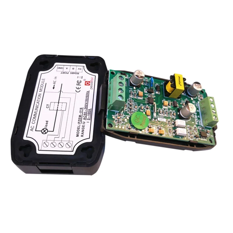 AC Мощность энергии метр 220V 100A RS485 Modbus электроэнергии кВтч для Homekit PZEM 016 с