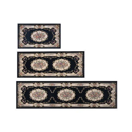 Q83 Blue 50X80 см+ 50X180 см синель Противоскользящий ковер для кухни, коврик для ванной, татами, коврик для дома, прихожей, алфомбра - Цвет: Q83 Blue
