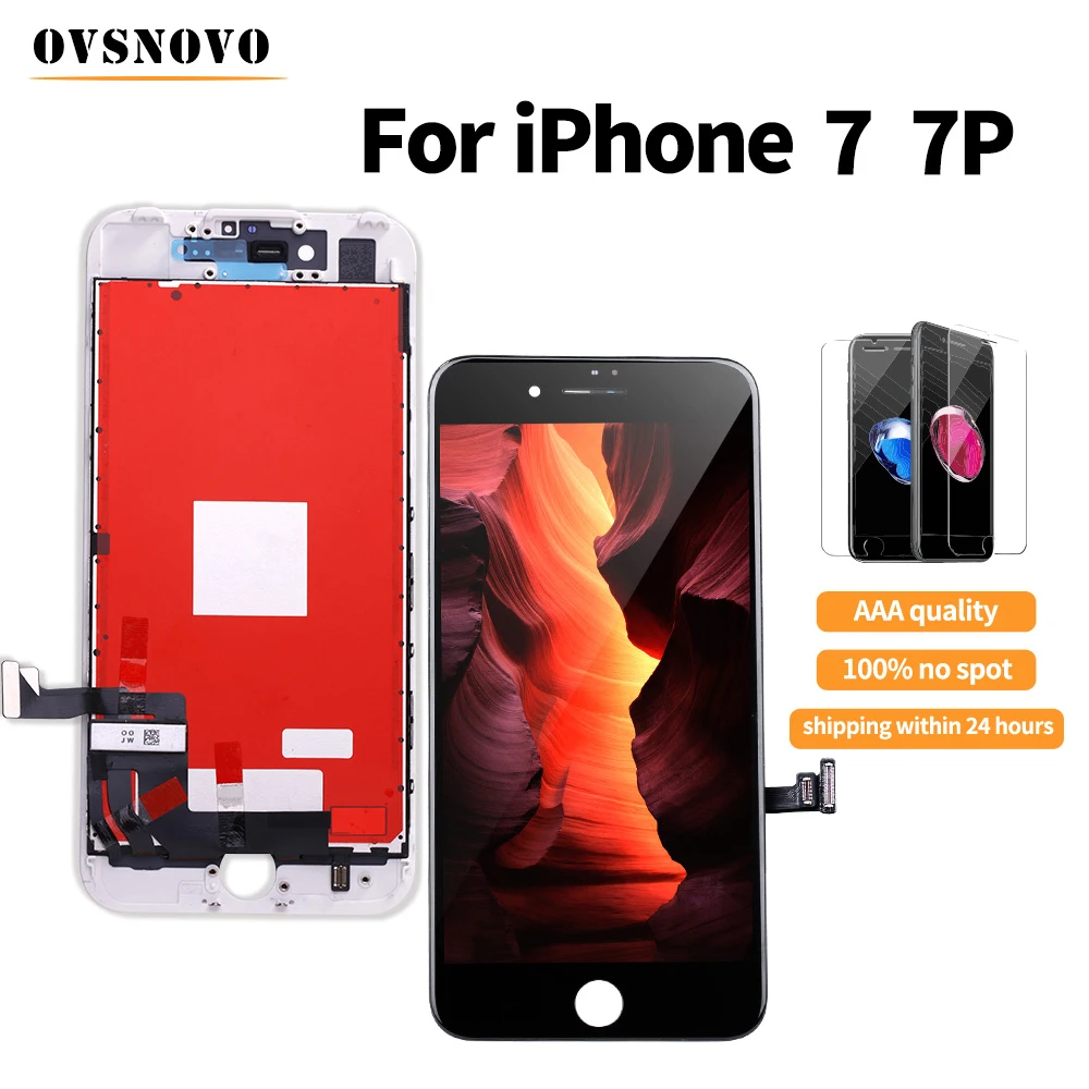3 шт./лот 100% ЖК дисплей без битых пикселей для iPhone 7 экран дигитайзер в сборе Замена