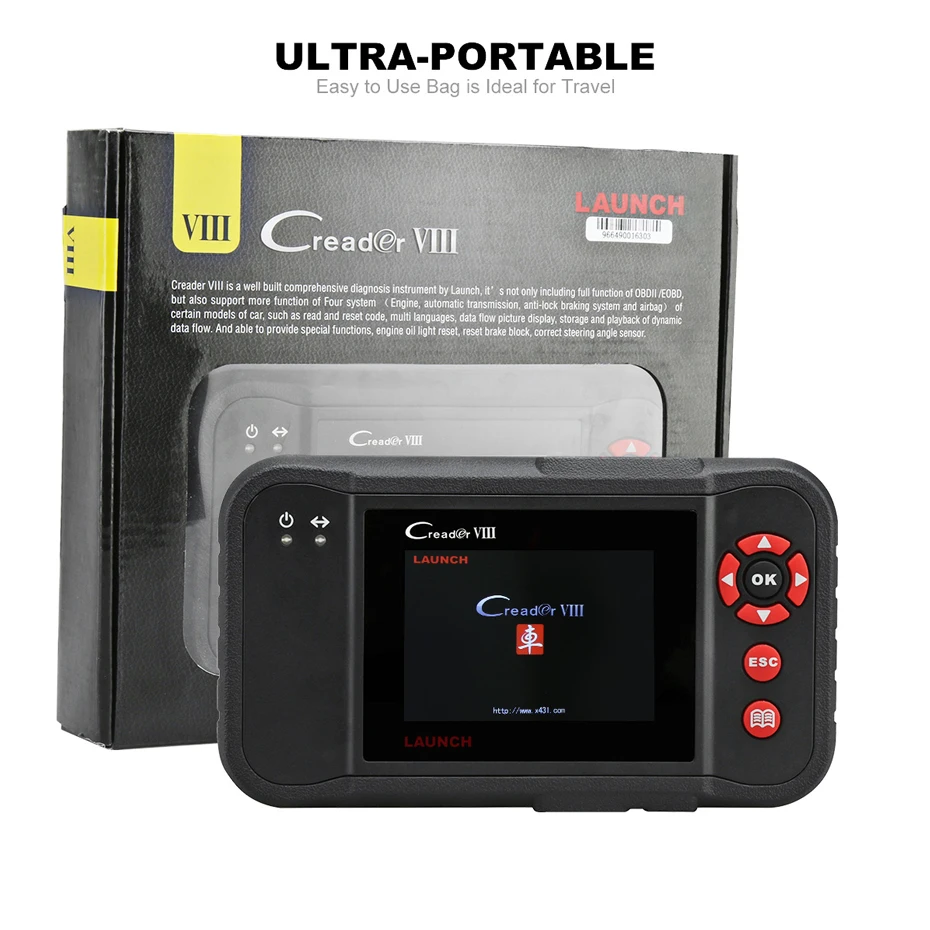Оригинальный старт Creader 8 сканер Code Reader X-431 VIII получить EZcheck как подарок Функция autel