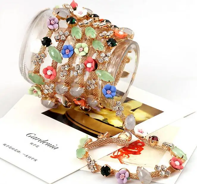 1 ярд смешанные цвета сверкающие стразы кристалл нефрит Золото Керамическая