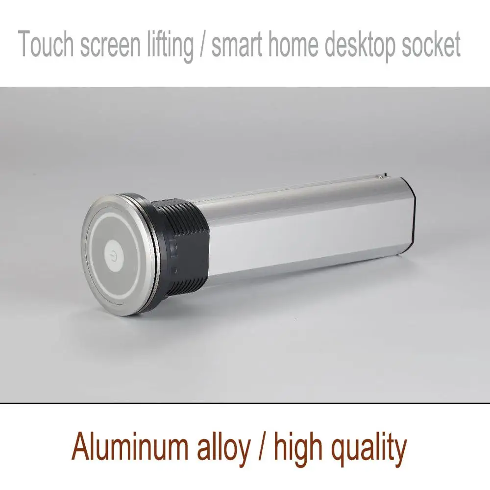 Touch screen lifting / smart home desktop socket 3 bit European standard power supply with usb charging Kitchen socket/TM-003 |