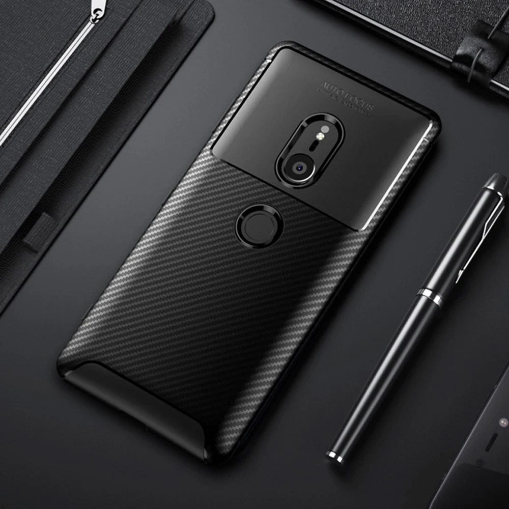 Противоударный силиконовый чехол для sony Xperia XZ2 XZ3 XA2 Ultra Plus 1 2 5 10 20 компактный Премиум мягкий ТПУ чехол для телефона чехол