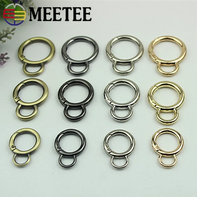 5 шт. уплотнительные кольца Openable металлическая скобы для кошелька крючки Сумочка