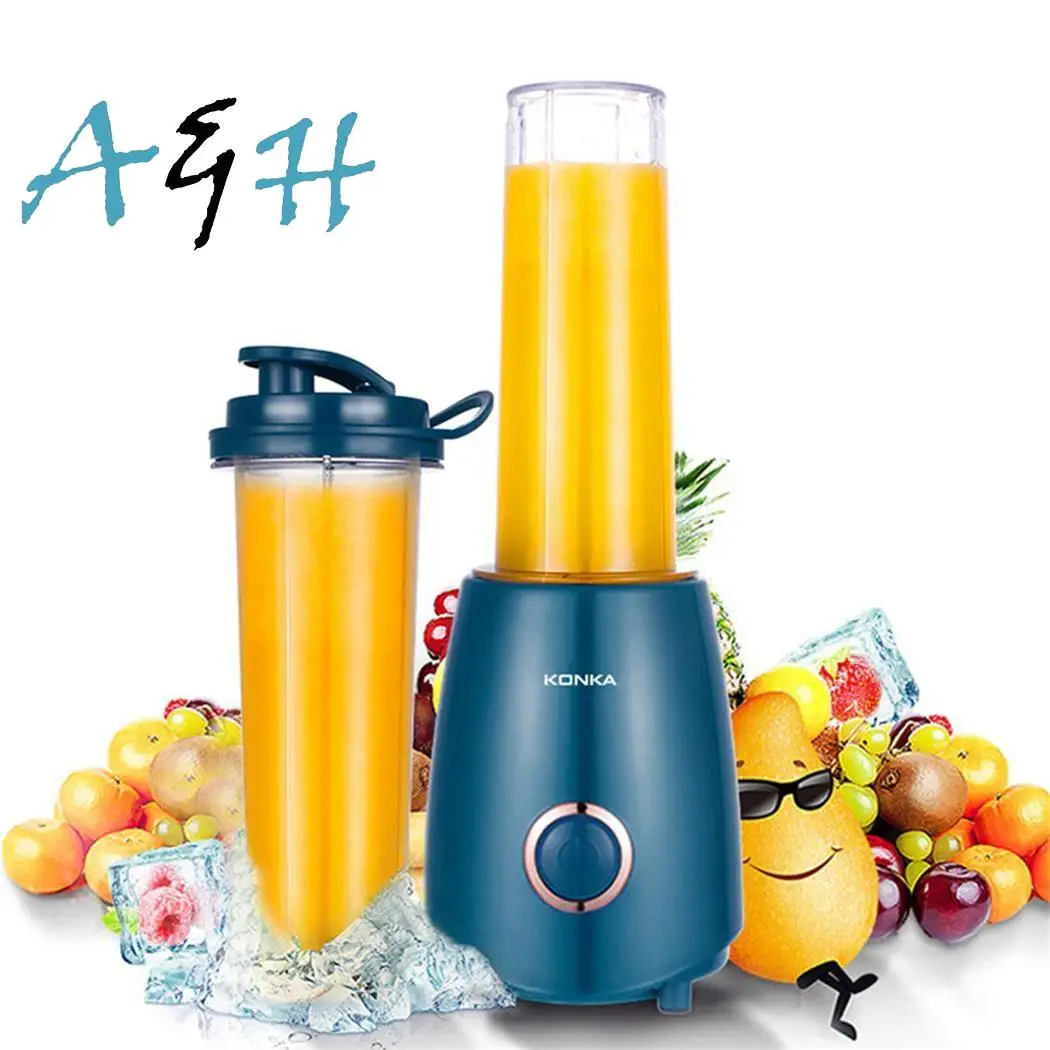Портативная Мини электрическая соковыжималка для домашнего фруктового