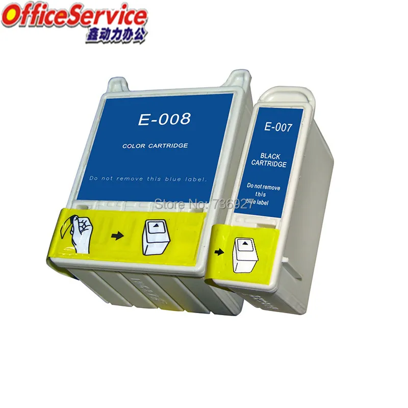 T007 T008 совместимые чернильные картриджи для Epson Stylus Photo 780 785EPX 790 825 870 875DC 875DCS 890 895 915 принтер T007 T008 совместимые чернильные картриджи для Epson Stylus Photo 780 785EPX 790 825 870 875DC 875DCS 890 895 915 принтер