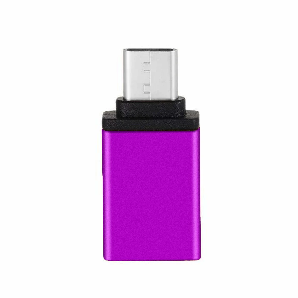 Красный PORTEFEUILLE Тип с разъемами типа c и USB OTG USB 3,0 кабель-переходник для преобразования для samsung P20 HUAWEI p20 pro Xiaomi Mi5 Mi6 Matebook для MacBook - Цвет: Красный
