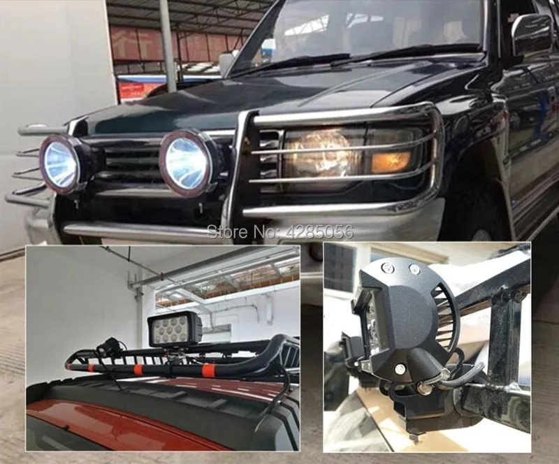 Автомобиль светодио дный свет крепёжный кронштейн зажим трубки для Off Road крыши