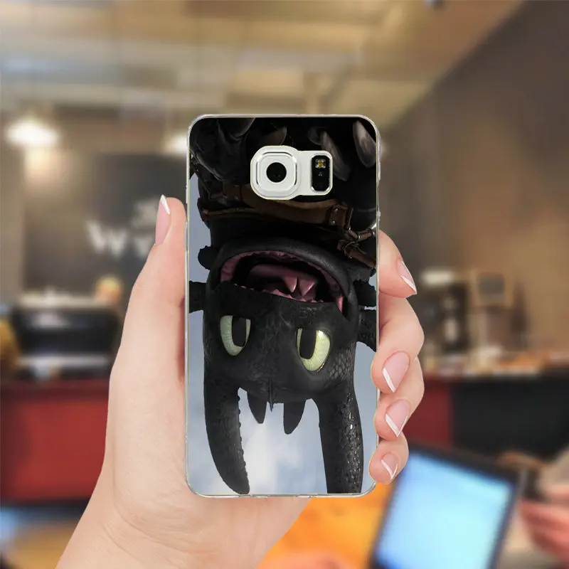 Soft TPU Cases Cover for Samsung Galaxy Note 2 3 4 5 8 S2 S3 S4 S5 Mini S6 S7 S8 S9 Edge Plus How To Toothless Train Your Dragon | Мобильные