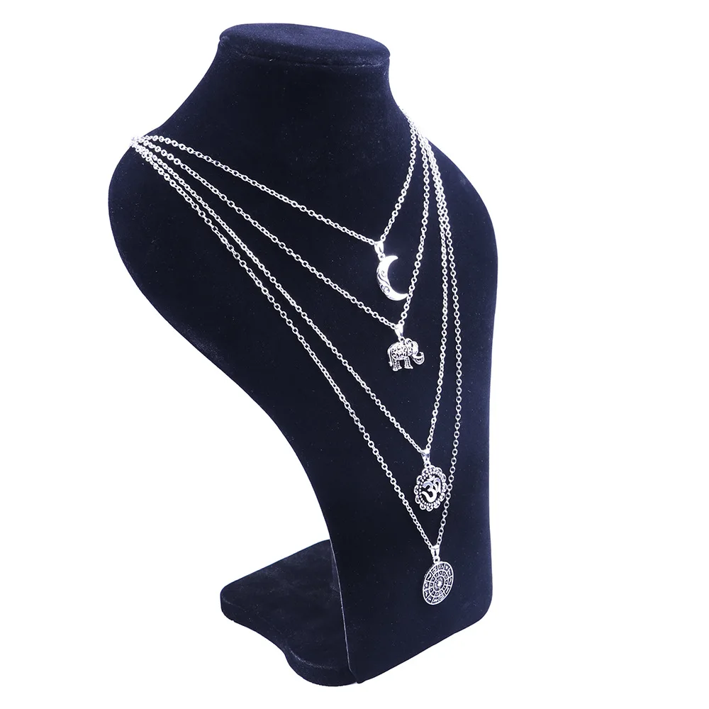 Женское винтажное ожерелье с подвеской в стиле бохо|chokers necklaces for women|elephant pendant