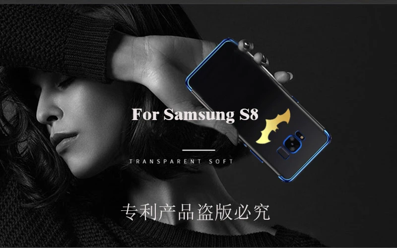 Роскошный обшивка мягкий чехол для телефона для samsung Galaxy S7 Edge S8 S8 Plus Coque Прозрачный чехол для samsung S9/S9Plus Note 8 Fundas