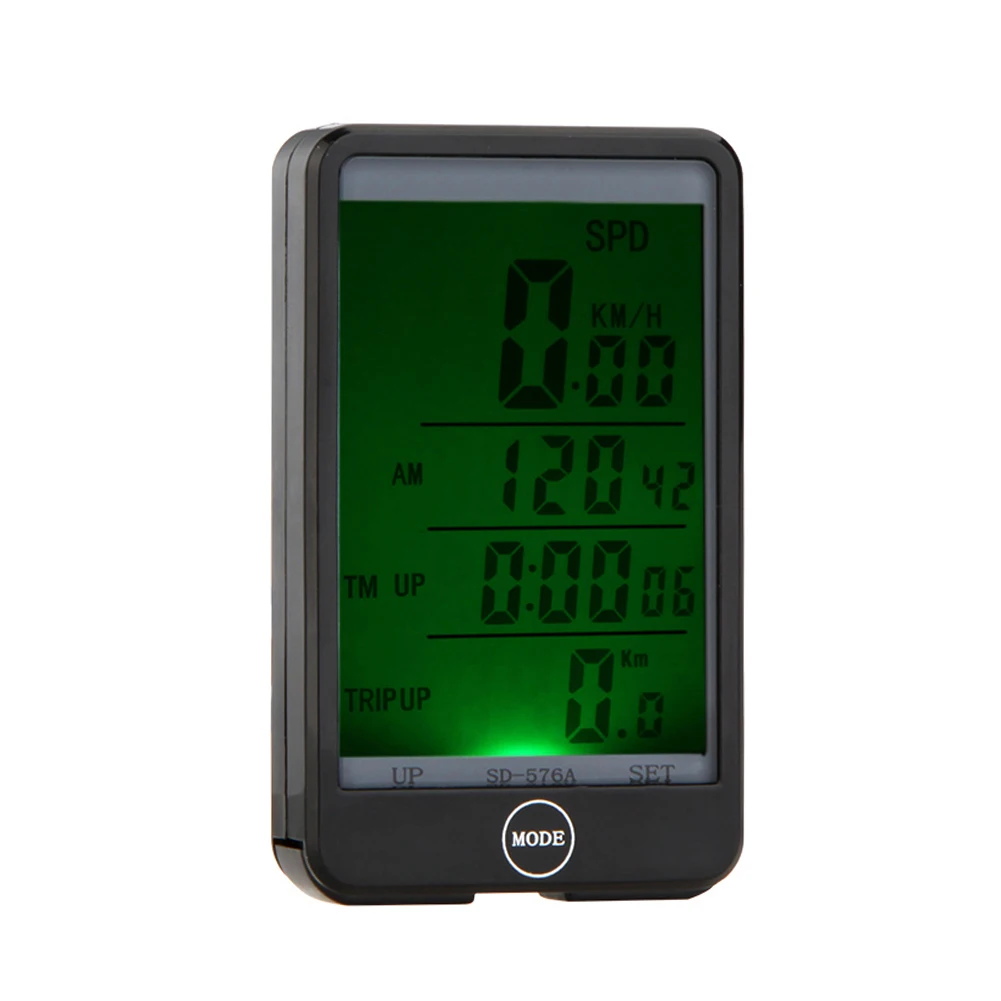 Hot -screen Bicycle Multi-Functional Stopwatch Odometer Computer Large Backlight LCD Display | Спорт и развлечения