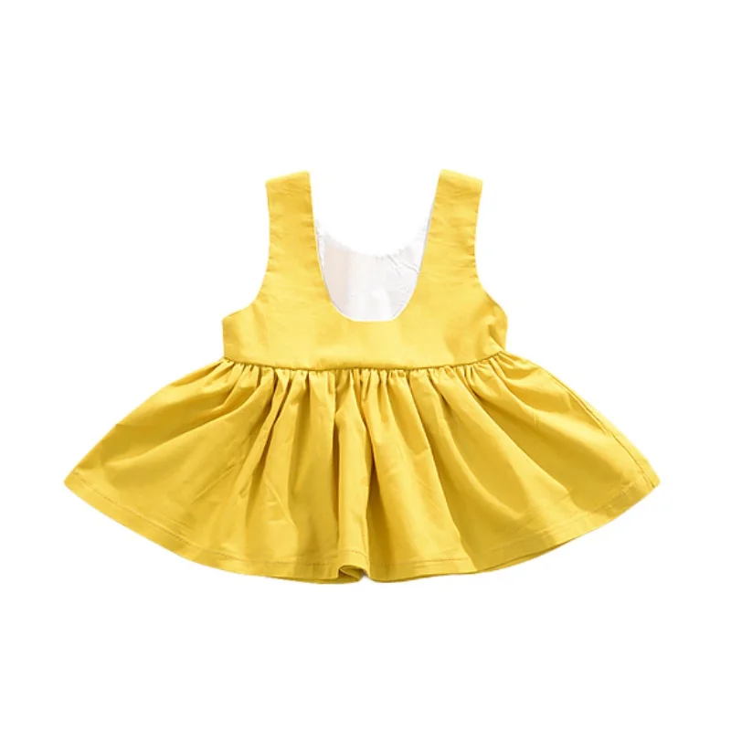 Платье для новорожденных девочек милое летнее хлопковое платье детские платья
