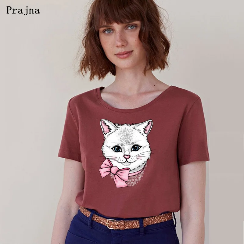 Prajna Cat Transfer для одежды футболка с принтом железа на термотрансферный цветок стикер оленя облако Радуга Ткань Аксессуар F