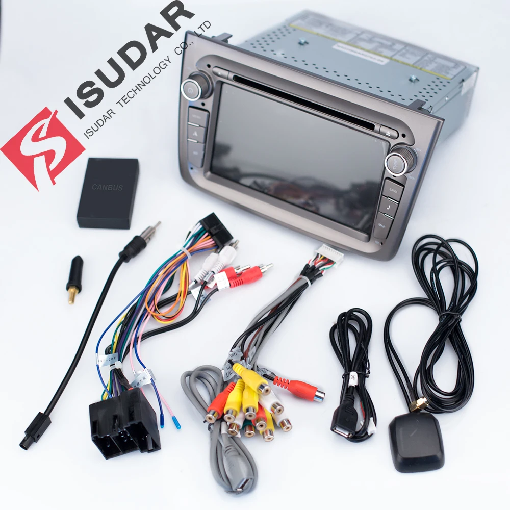 Isudar 2 Din Авто Радио Android 9 для Alfa Romeo Mito 2008 quad core ram 2G Автомобильный мультимедийный