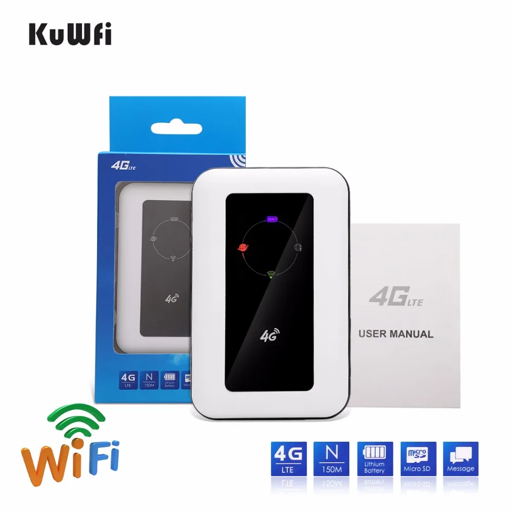 Разблокированный 4G Wifi роутер 100 Мбит/с автомобильный LTE мобильный Wi Fi точка
