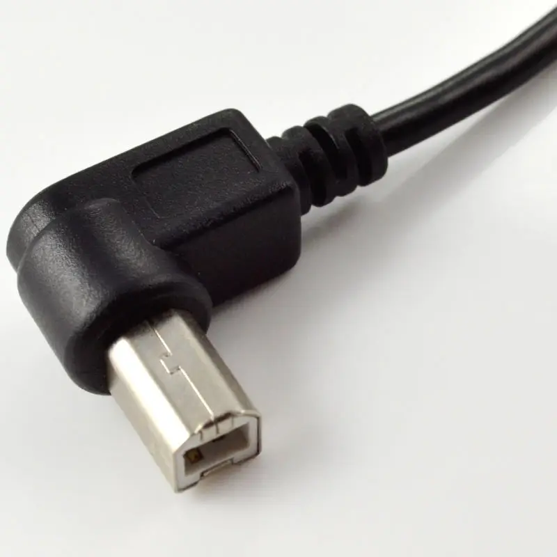 Danspeed USB 2.0 B Женский Джек прямым углом штекер Мощность кабель для передачи данных