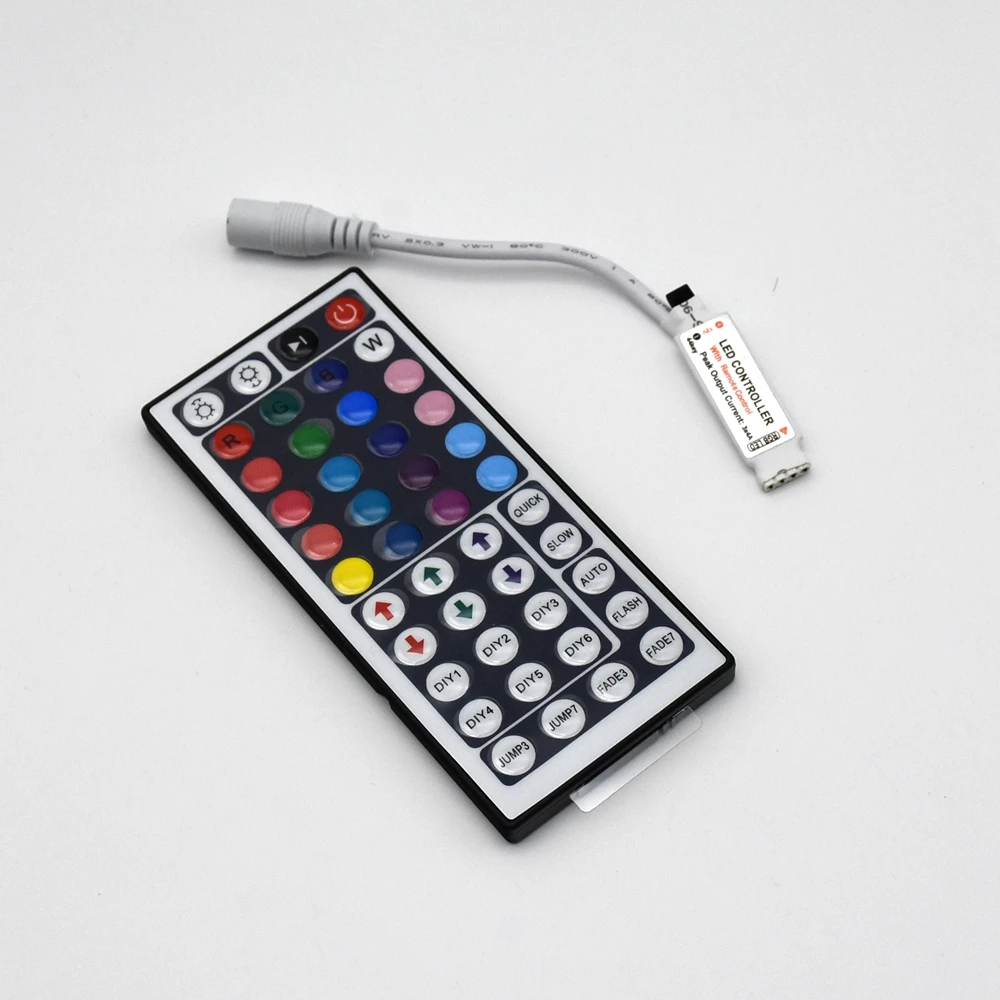 Мини контроллер светодиодов RGB DC12V 24Key/44Key ИК пульт дистанционного управления с