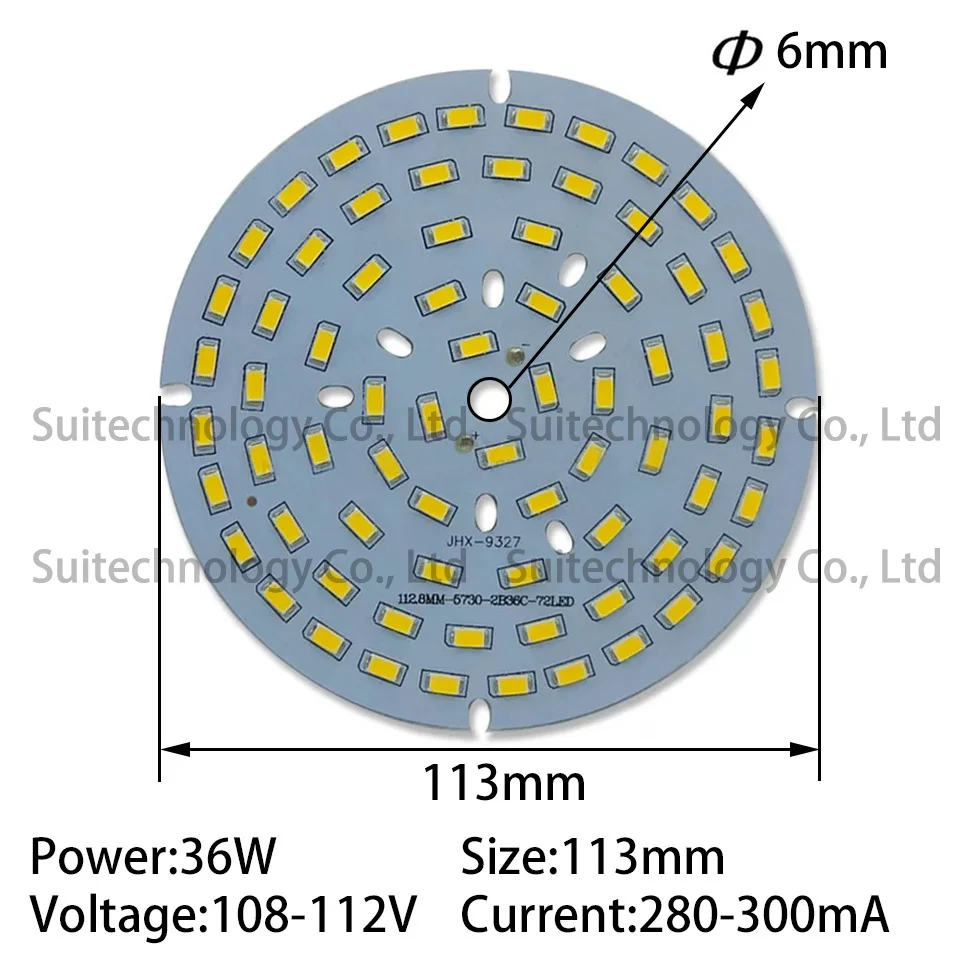 5 шт. 36 Вт яркая световая панель теплый/натуральный/чистый белый SMD5730 Светодиодная