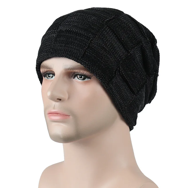 Seioum Balaclava Knitted hat warmer Winter wool Hats For Men women skullies beanies warm Fleece cap gorro feminino | Аксессуары для