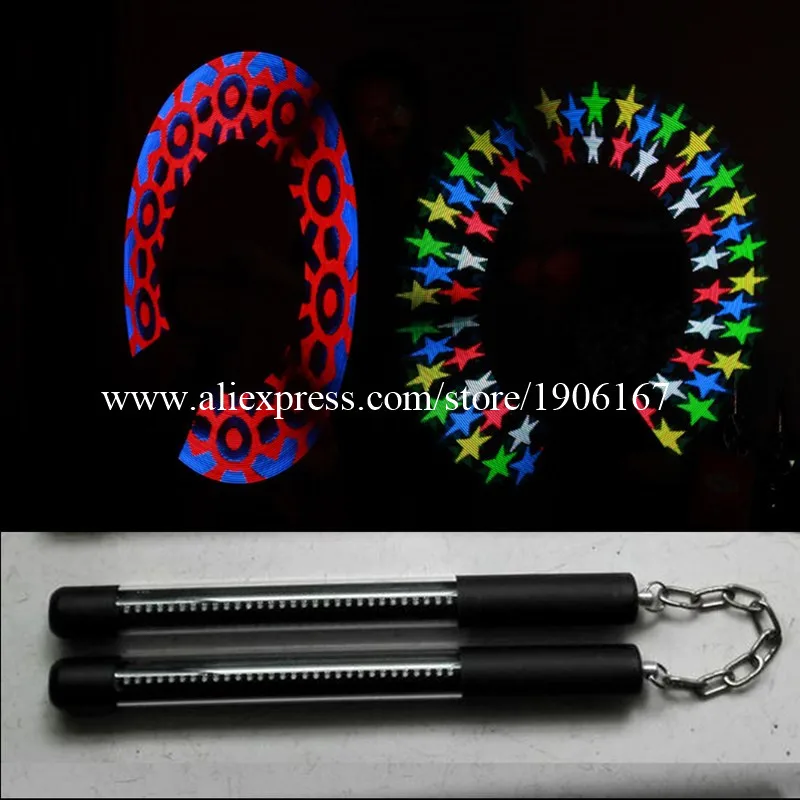 Полноцветные 30 пикселей светодиодный POI магические палочки программируемый