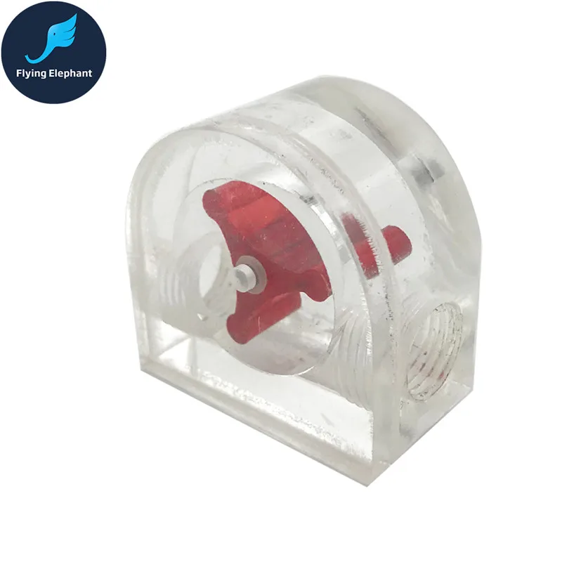 G1/4" Computer water coolings impeller Water Flow Indicator Transparent Acrylic Meter For Cools | Компьютеры и офис
