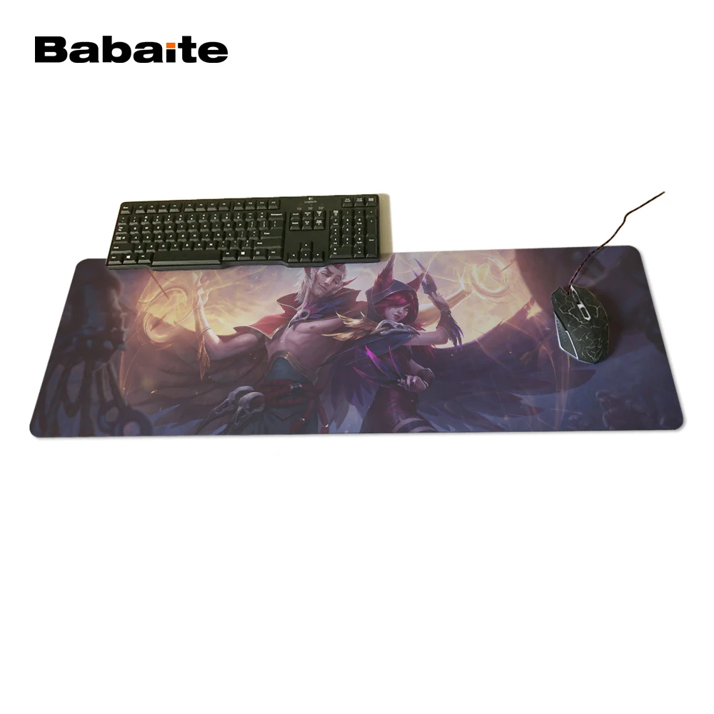 Babaite 2017 коврик для мыши большой игровой Коврик с блокирующим краем версия