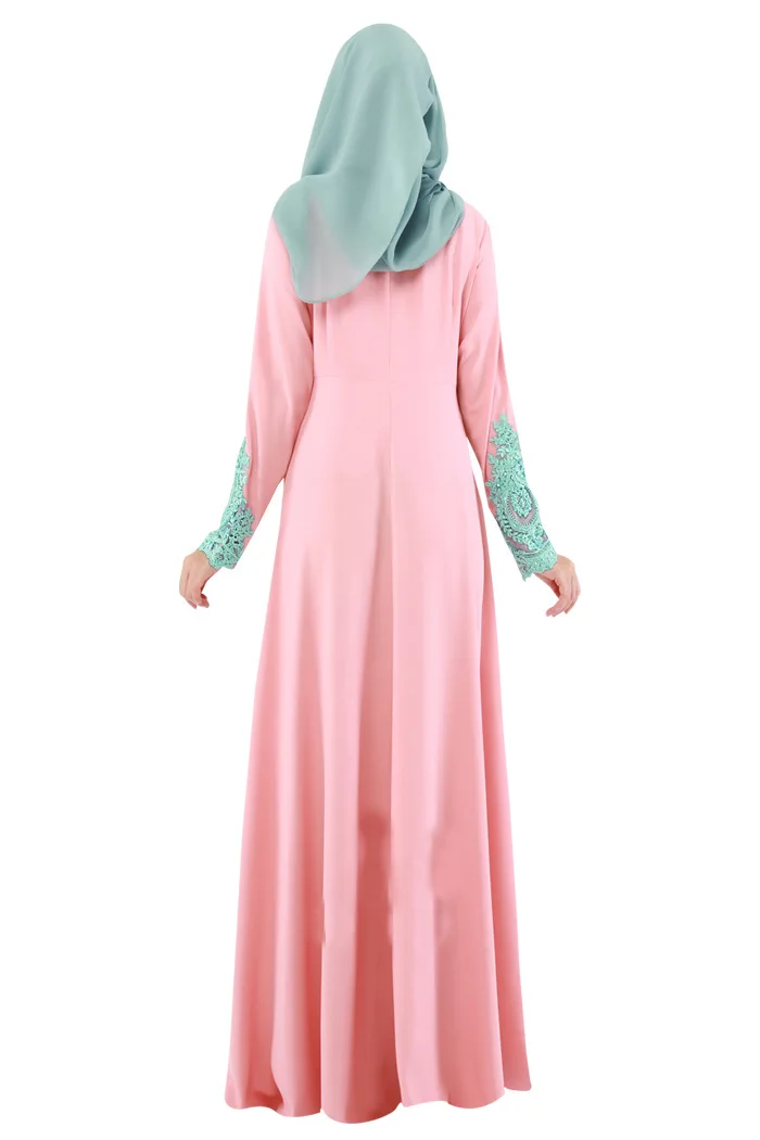 

New Fashion Embroidery Women Abaya Robe Musulmane Djellaba Islamic Clothing Women Female Dresses Caftan Muslim Casual Long Dress