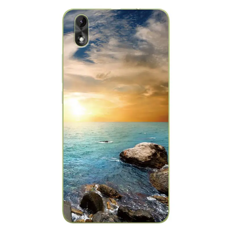 Чехол для BQ BQ-5591 джинсы Обложка кошка цветок животных рисунком Soft Shell 5591 BQ5591