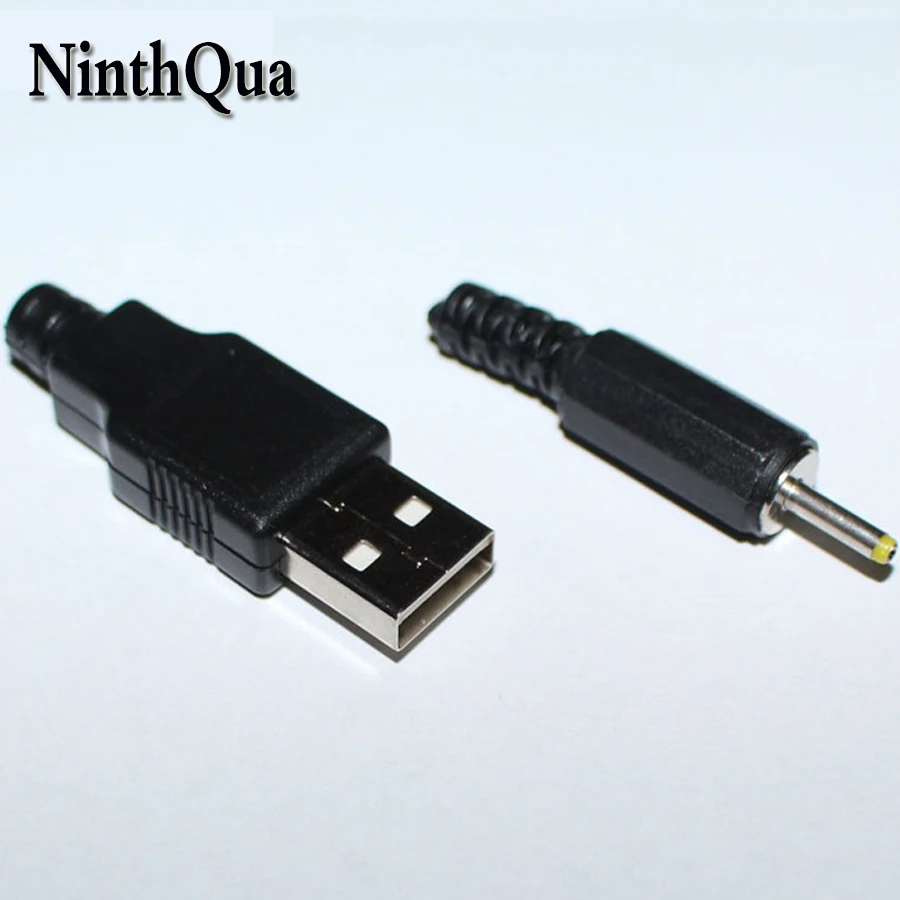 2 пары штекерных разъемов USB + 5*0 7 мм Штекерный разъем питания постоянного тока для