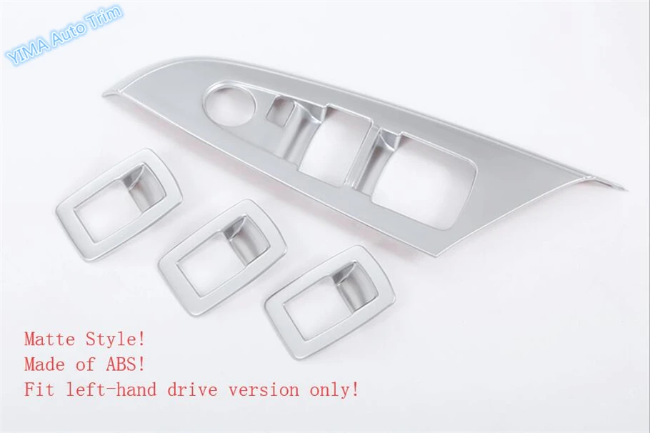 

Lapetus For BMW X3 F25 / X4 F26 2012 - 2017 ABS Auto Styling Door Handle Holder Window Lift Button Switch Frame Cover Trim 4 Pcs