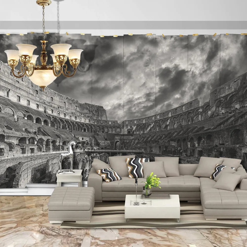 2017 Новый дизайн Buliding Римский Колизей настенная бумага и фотообои городские