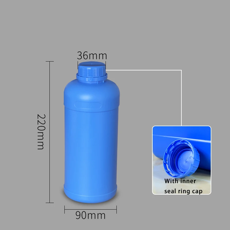 8 1000 мл HDPE пластиковая бутылка с завинчивающейся крышкой пустой контейнер для жидкости, шампуня, лосьона путешествия многоразовые бутылки горячая распродажа - Цвет: 8