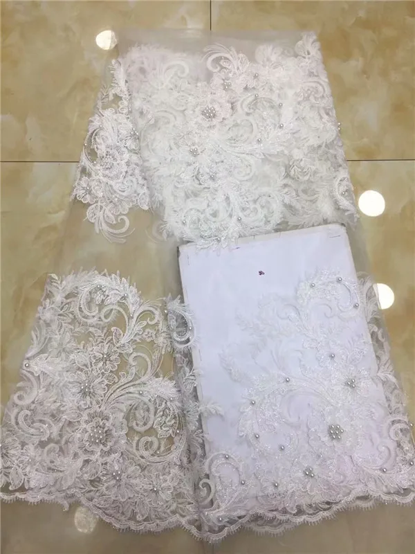 Лидер продаж 5 ярдов/партия розовая нигерийская кружевная ткань с блестками