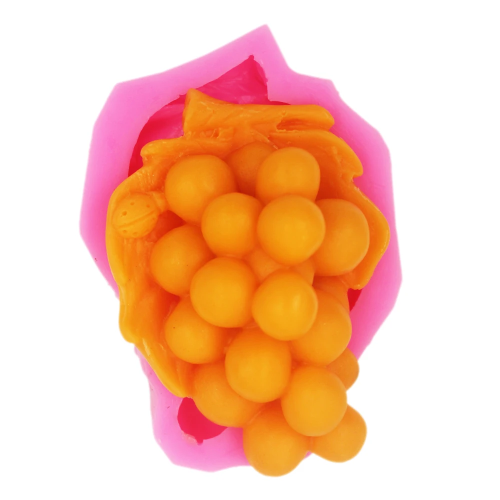 Виноградная силиконовая форма для мыла фрукты силиконовые 3D формы изделий