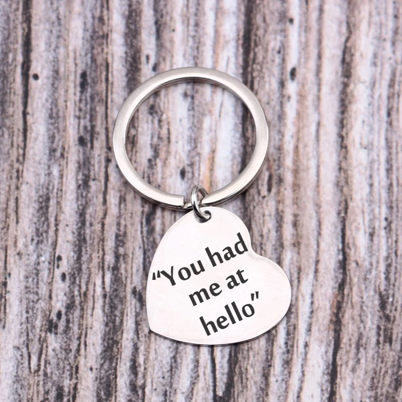 Новые изящные брелки с гравировкой надписью Hello|Брелоки| |