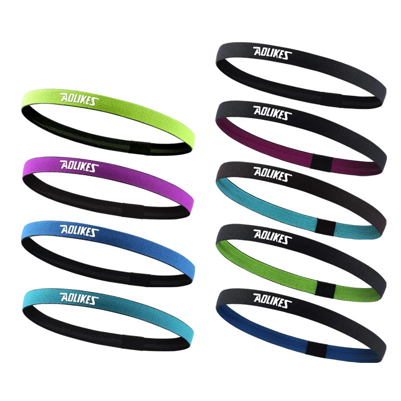 2 шт. Йога Hairband спортивные эластичные Sweatband абсорбирующий бренд для бега на открытом воздухе Фитнес повязка на голову из хлопка Анти Пот повязка для волос