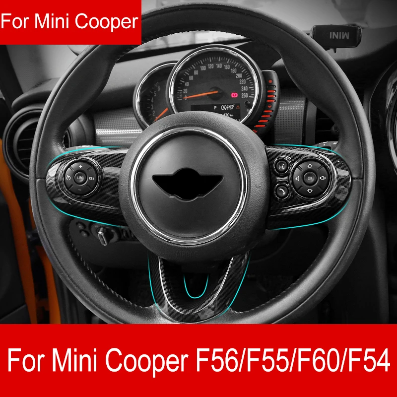 Стайлинг руля наклейка крышка графическая наклейка для Mini one cooper F56/F55/F60/F54 аксессуары наклейки