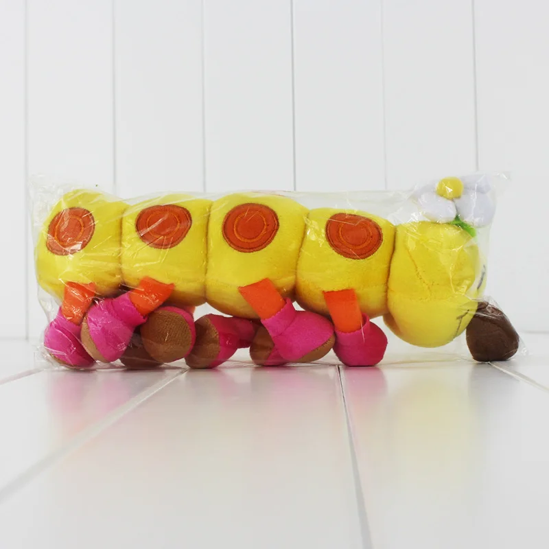 27 см аниме мультфильм детские плюшевые игрушки гусеница мягкие брелок-плюшевая