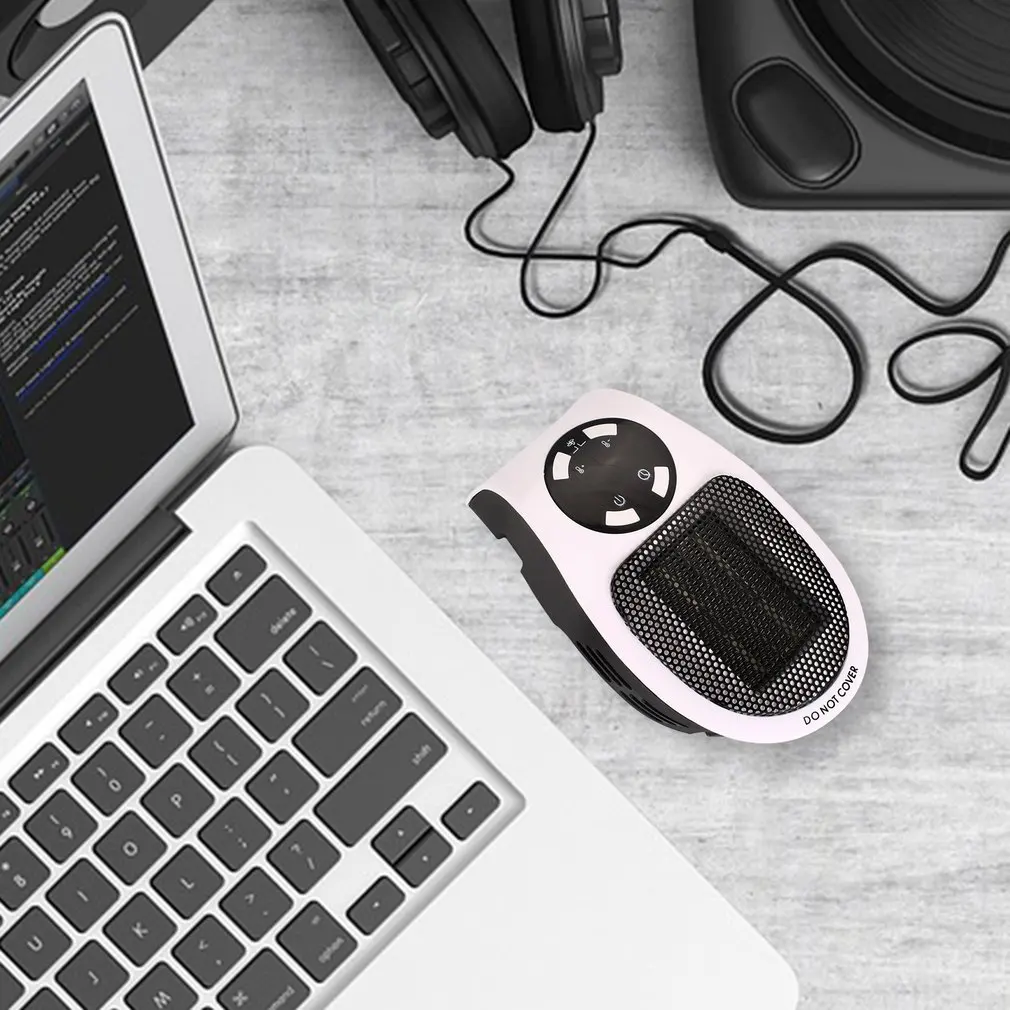 Мини электрический настольный вентилятор нагреватель быстрый воздуха