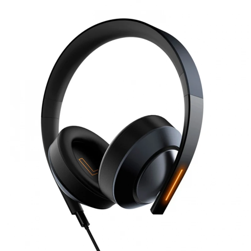 Черный Xiao mi Ga mi ng наушники 7,1 mi Ga mi ng гарнитура Virtual Surround Stereo с подсветкой анти-шум гарнитура для ПК ноутбук телефон - Цвет: Черный