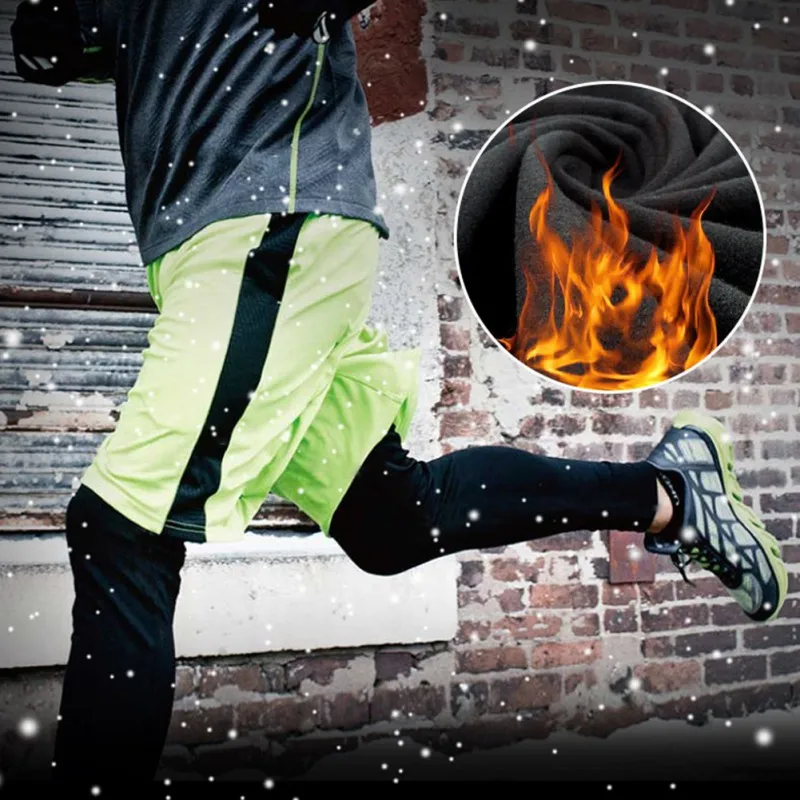 

1pc Long Warmer Knee Pads Sleeve Thermal Breathable Compression Outdoor Autumn Winter Leg Wrap Warmer Protector New