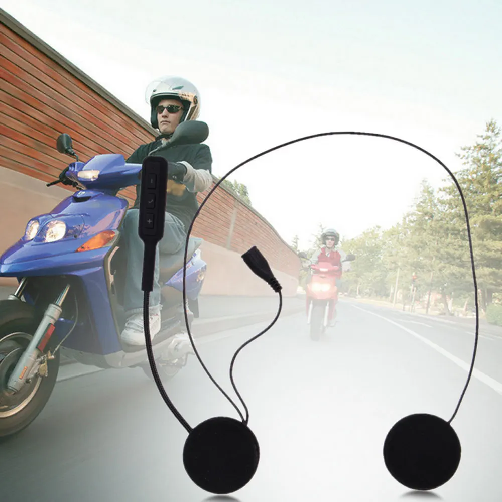 Беспроводные наушники для мотоцикла Bluetooth CSR V4.0 шлемные гарнитуры Walkie talkie с