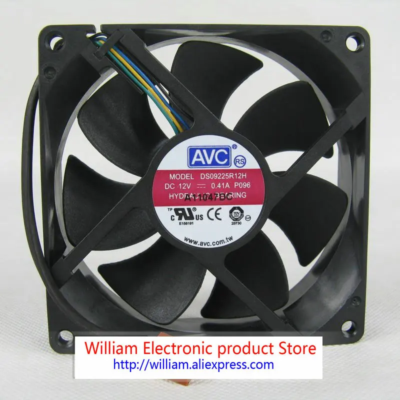 Новый оригинальный для AVC 9 см DS09225R12H 9225 12V 0.41a 4 контактный pwm термостат