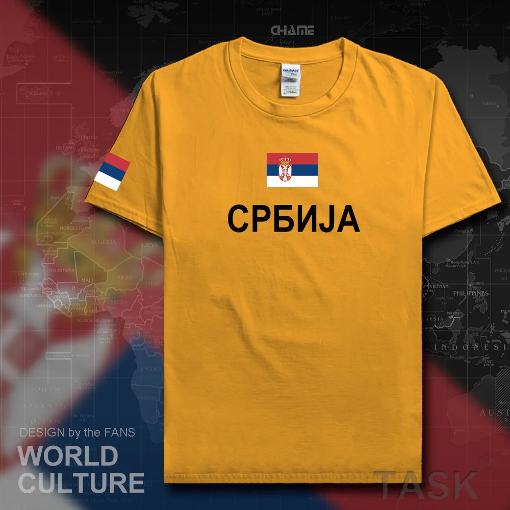 Сербии Сербские мужские футболки Serbs мода 2017 трикотаж национальная сборная