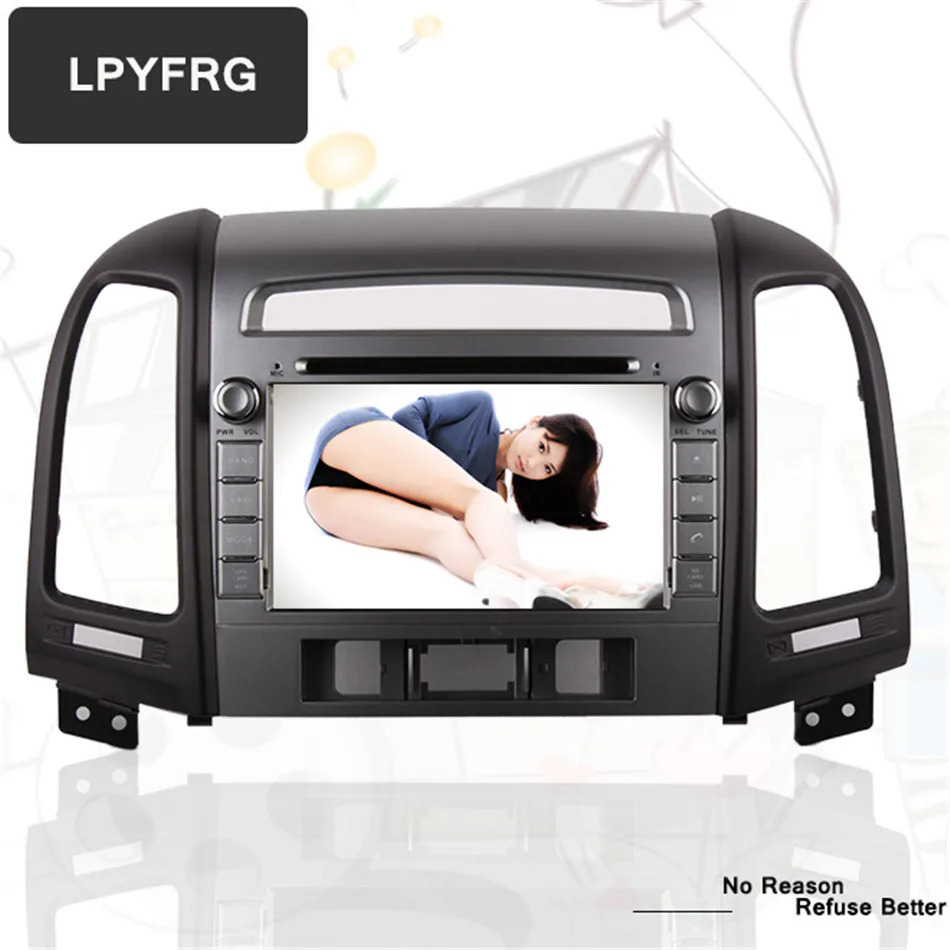 4 ГБ ОЗУ 1024*600 Octa Core Android 8 0 подходит для Hyundai SANTA FE 2006 2007 2008 2009 2010 2011 2012 автомобильный